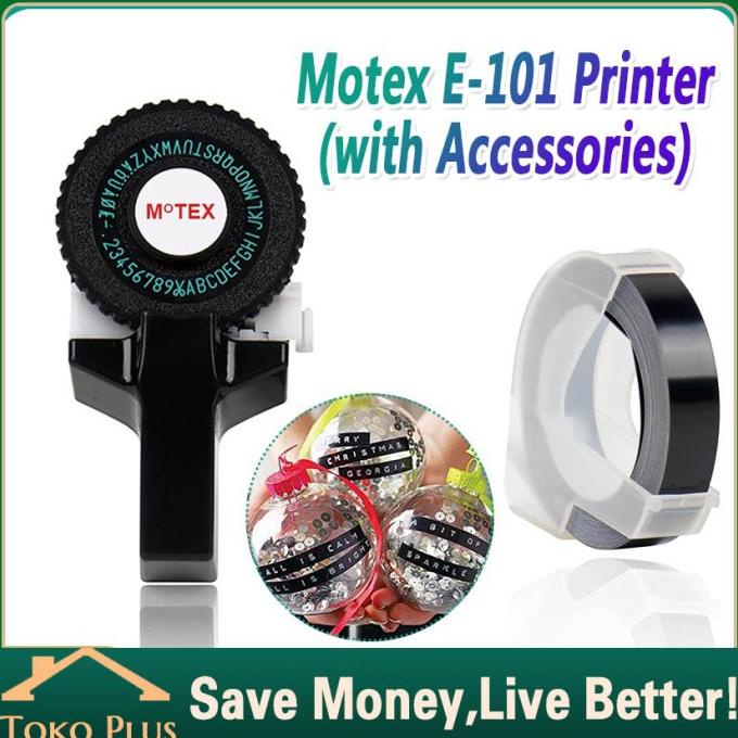 

[BISA COD] MOTEX Dymo embossing label maker printer label DIY Manual