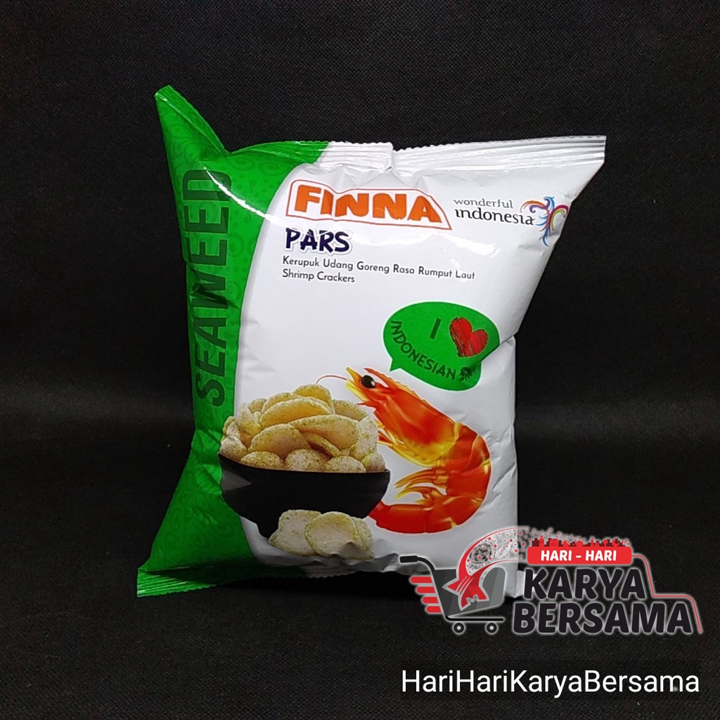 

SNACK FINNA PARS KERUPUK UDANG SEAWEED 40GR