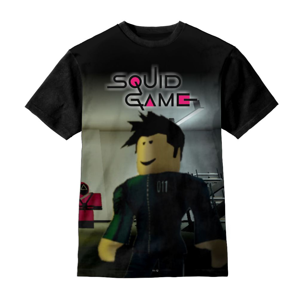 Kaos Anak Game Squid Game Baju Anak Umur 1 12 Tahun - Anime Pakaian Anak Laki Laki Perempuan d