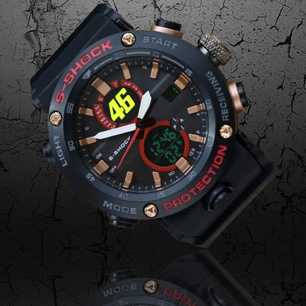 (WATER RESIST) Jam Tangan VALENTINO ROSSI 46 DT - EXCLUSIVE