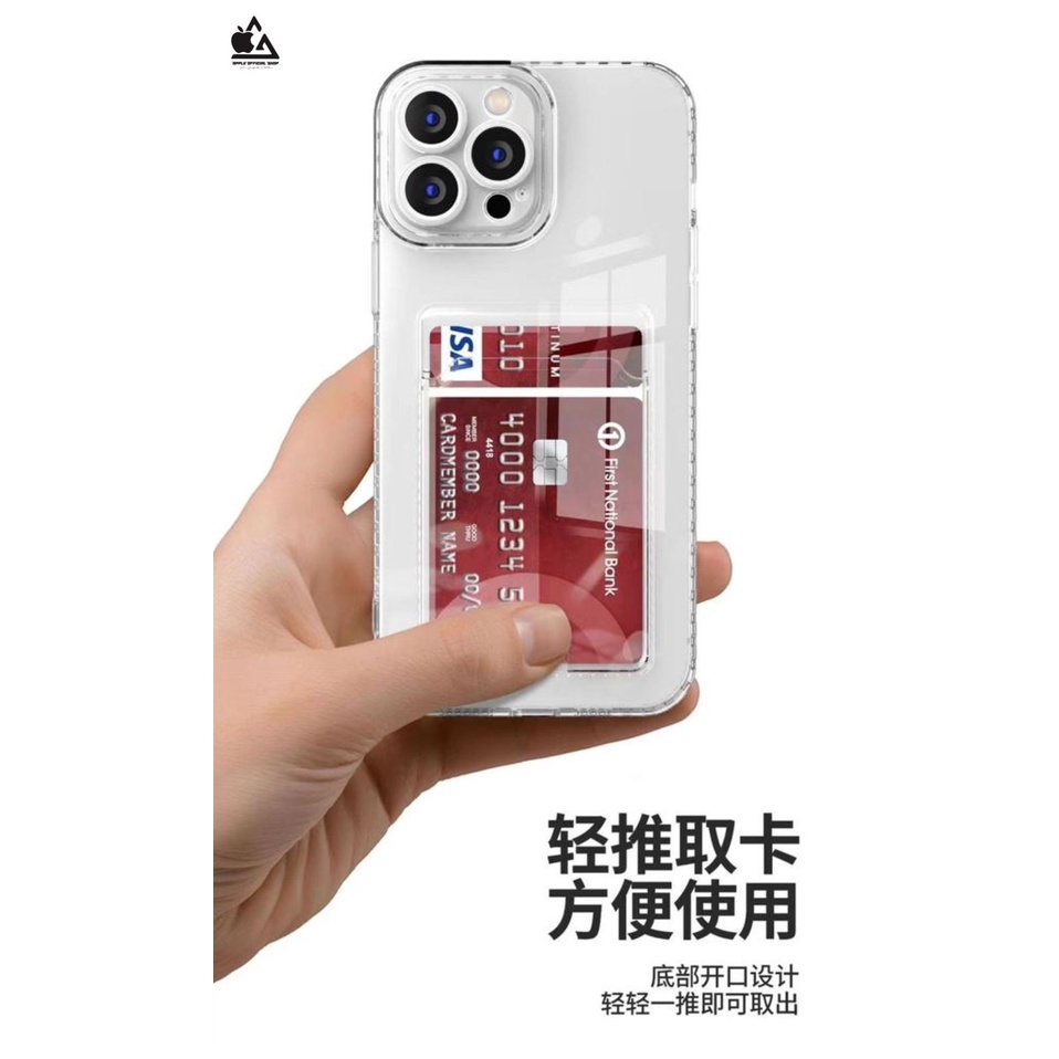 Soft Clear Case Airbag Bening Slot Card SAMSUNG A02 A22 4G A32 4G A52 5G A03S A03 With Frame Camera Kamera Softcase Silikon Jelly Tebal Clear Cover