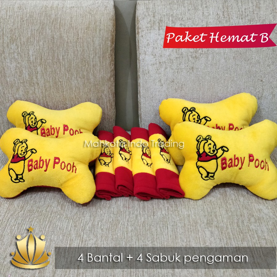 BANTAL MOBIL POOH / TEMPAT SAMPAH MOBIL POOH / AKSESORIS MOBIL POOH