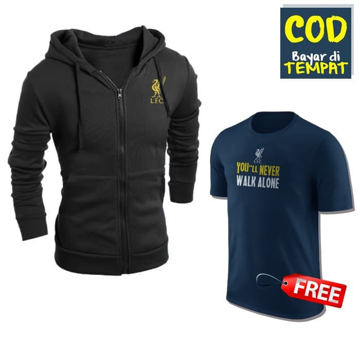 JAKET FREE KAOS BOLA 45 - M JAKET LIFERPOOL