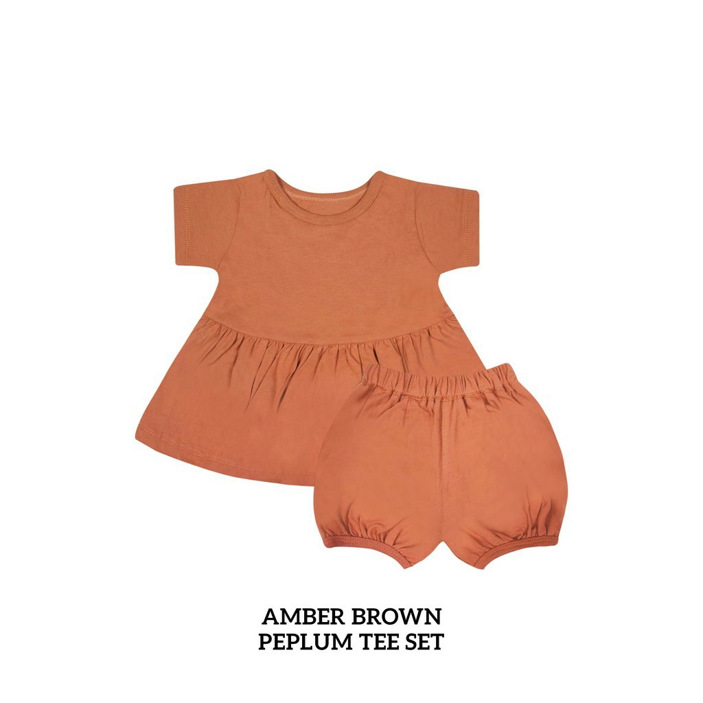 Little Palmerhaus Peplum Tee Set