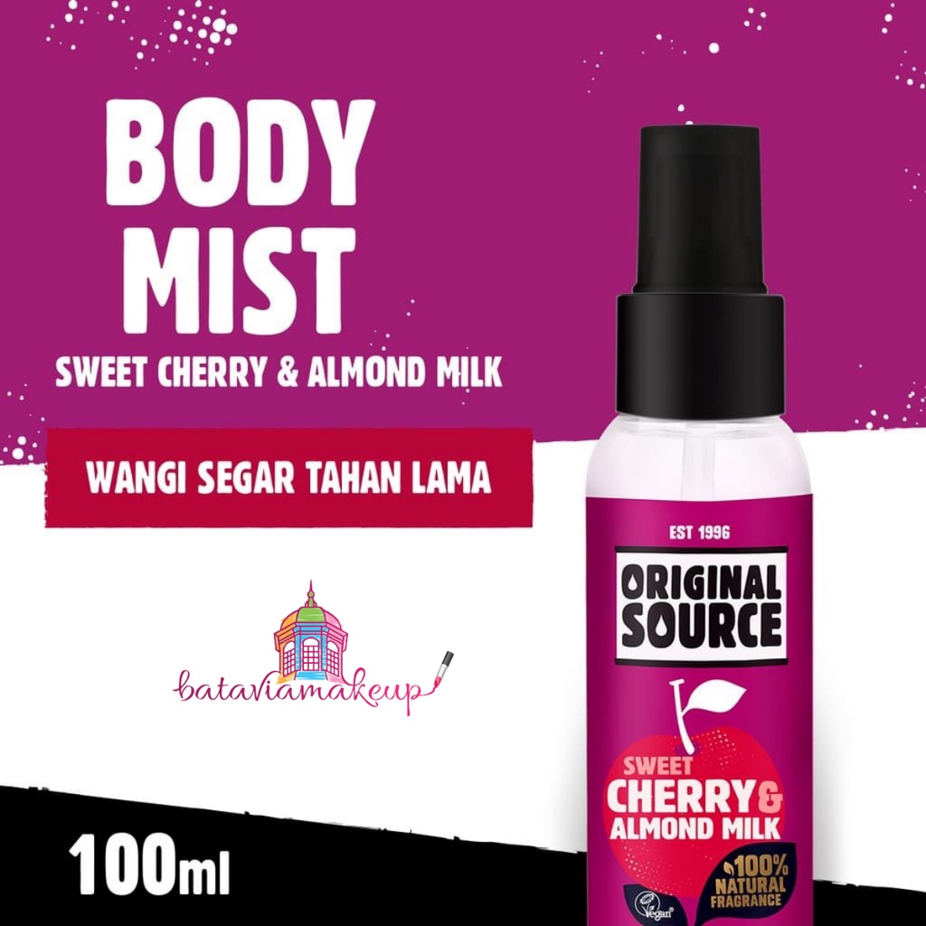 Original Source Body Mist Cherry &amp; Maple/Parfum Tubuh 100ML