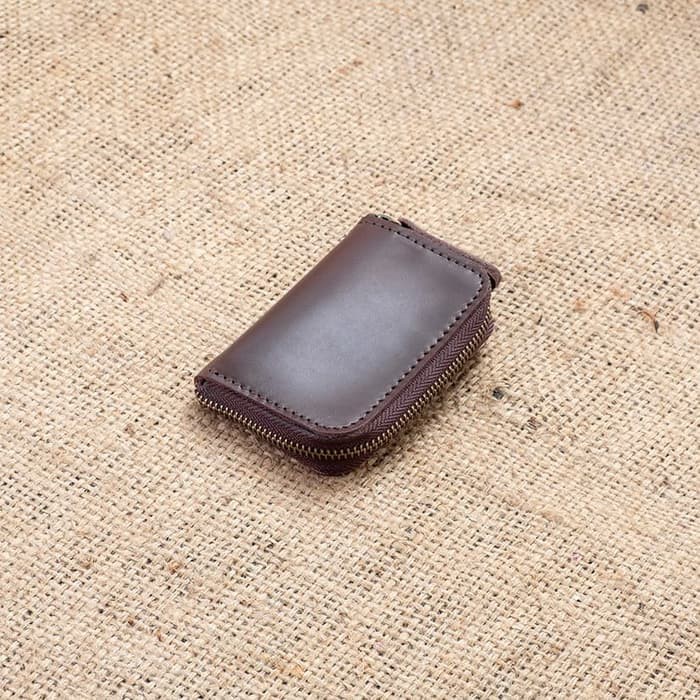 Dompet Kunci Mobil Kulit  Gantungan Kunci Stnk Dompet Gantungan Kunci Mobil Warna Coklat Tua