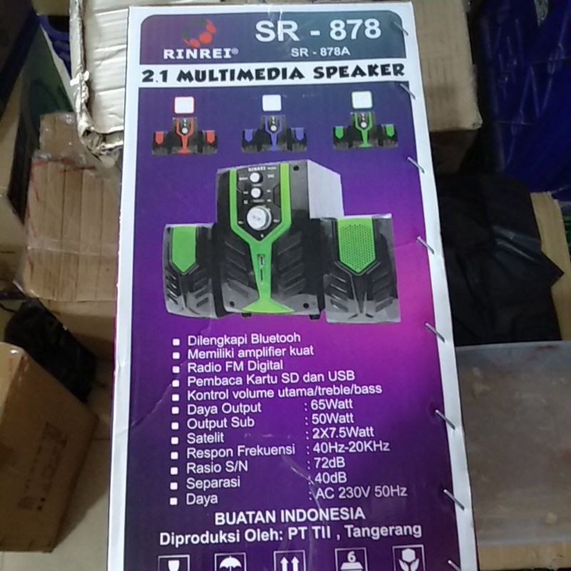 SPEAKER MULTIMEDIA RINREI 878 B 65W