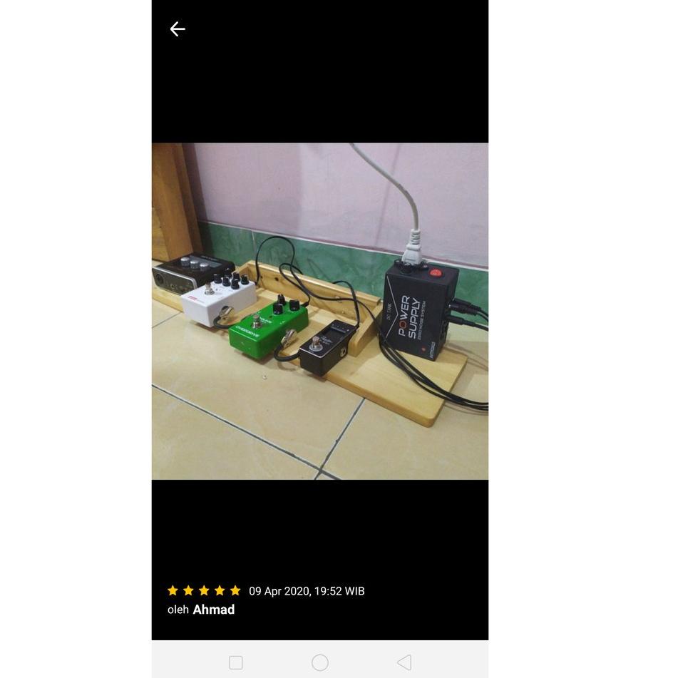 Modern.. Adaptor Efek Gitar 9v 5 chanel Power Supply Efek Gitar DC tank Avtpedals
