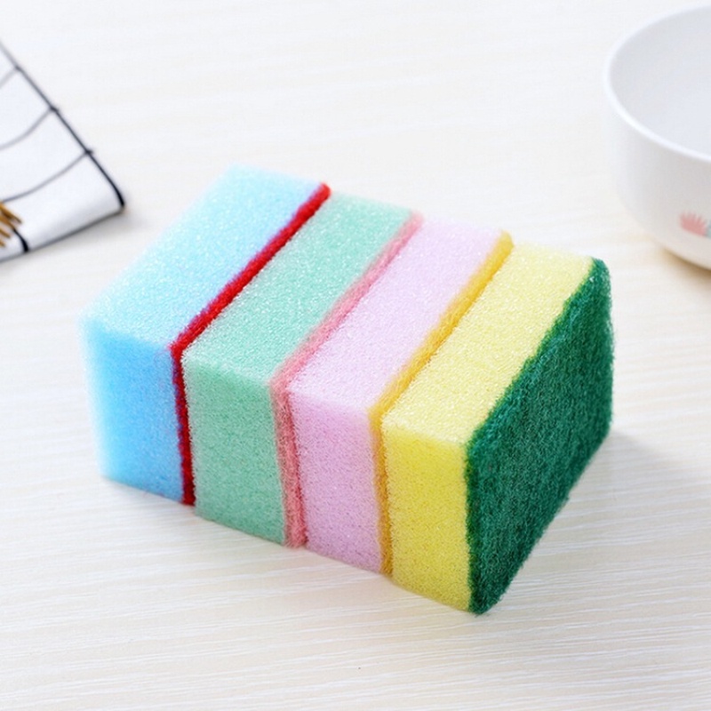 Household Dishwasher 10 pieces Sponges Cleaning Universal Sponge Brush Set Kitchen Cleaning Tools Wash OW