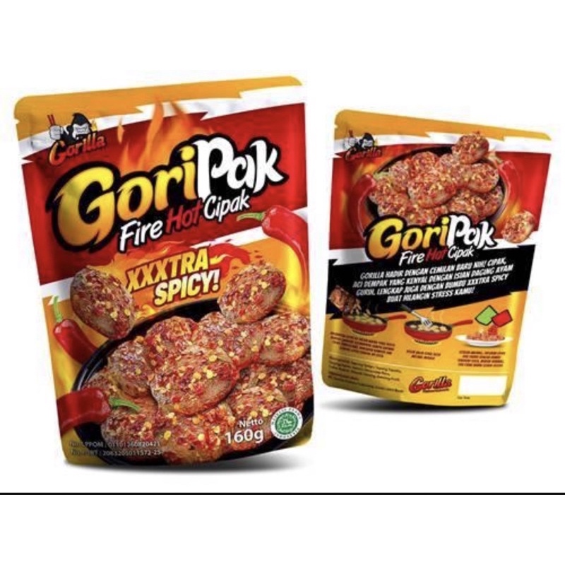 

Gorilla Aci Dempak GoriPak 160 Gr Fire Hot Cipak