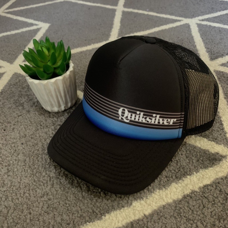 Topi trucker Quiksilver blue line