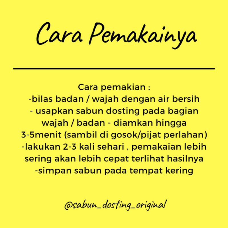 SABUN PEMUTIH KULIT PERMANEN PRIA DAN WANITA 5 X LEBIH CEPAT