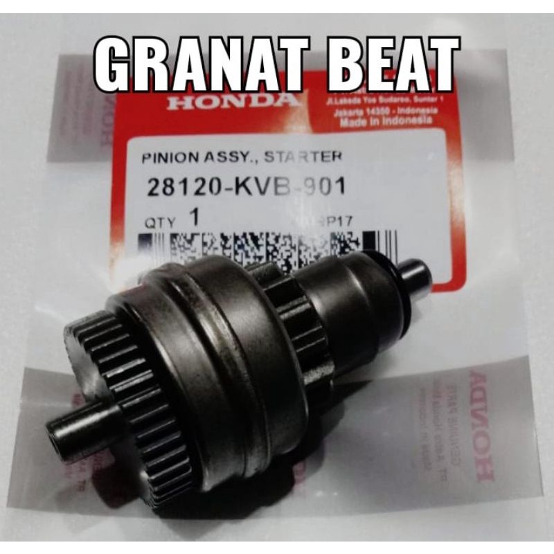 pinion stater granat beat vario 110 karbu