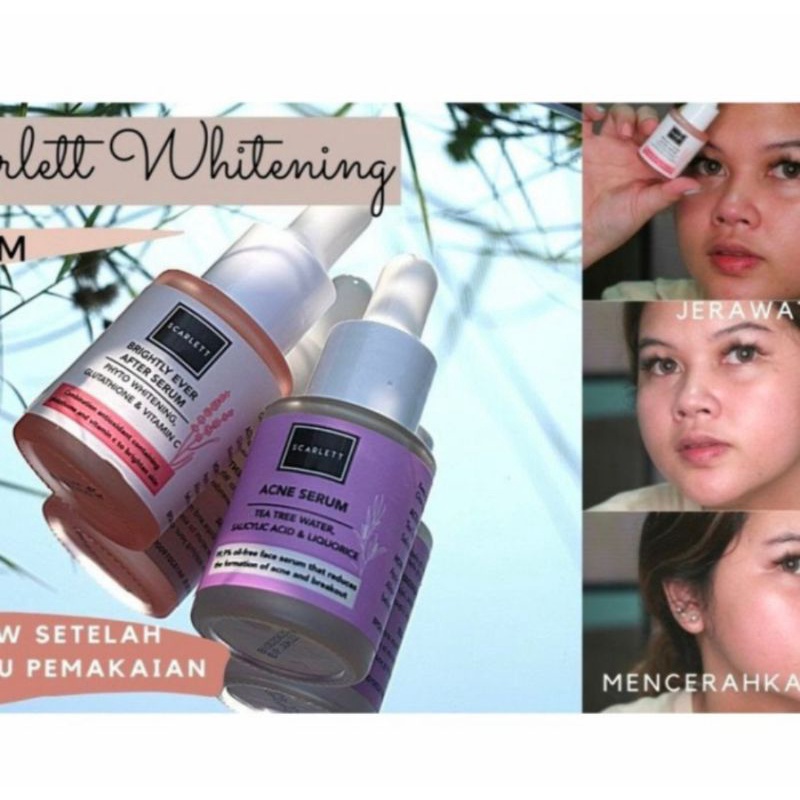 Scarlett serum acne/brightening/glowtening