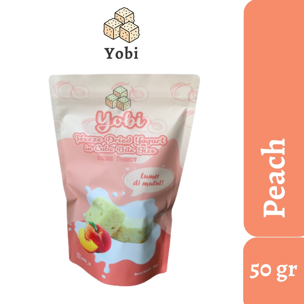 

Yobi Freeze Dried Yogurt Peach 50gr