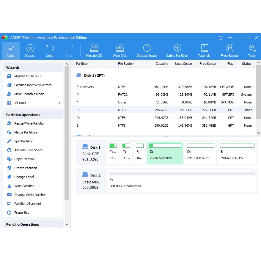 AOMEI Partition Assistant 2023 Full Version Lisensi Lifetime Software Untuk Mengatur Partisi Hardisk Laptop / Komputer