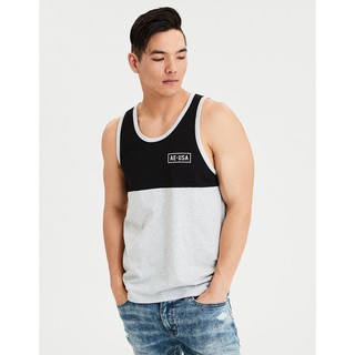  Kaos  Singlet  AE Color Block Tank Original Shopee Indonesia