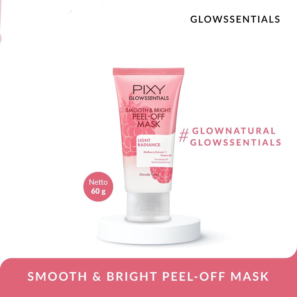 PIXY Glowssentials Smooth &amp; Bright Peel-Off Mask ~ ORIGINAL 100%