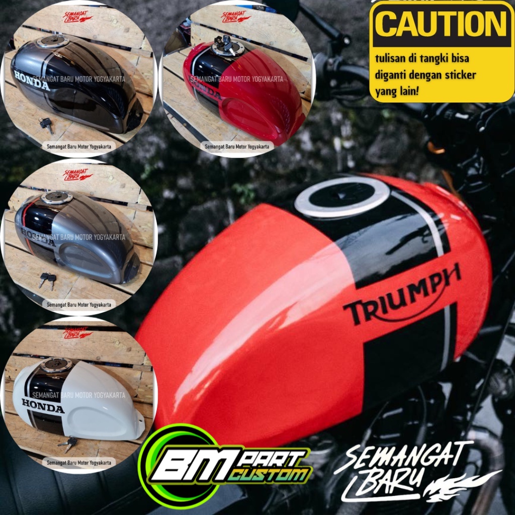 TANGKI VERZA CUSTOM JAPSTYLE SCRAMBLER VERZA INJEKSI MEGAPROMONO CB150RVERZA KUALITAS THE BEST TANGK