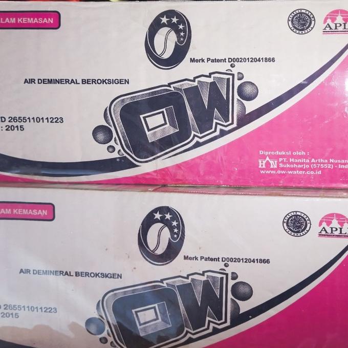 

OW Water Oxxy 1 Dus isi 36 Botol 288 ml | Minuman