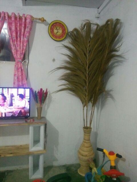 Bunga Kering Bundle Isi 2 /daun Kering /bunga Hias /natural Leaf