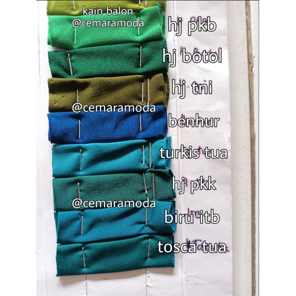 Kain balon / kain jersey balon melar PER 0.5KG / kain kerudung hijab jilbab syari baju muslim jersy jersey jersi