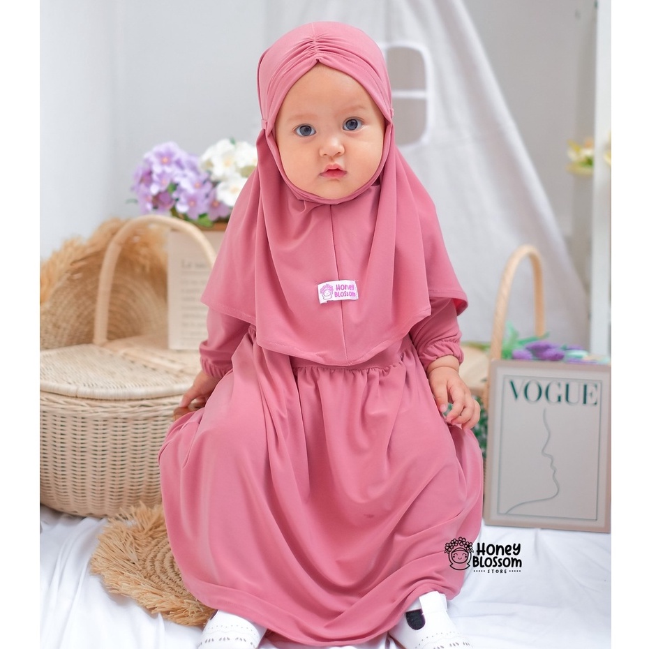 HoneyBlossom - gamis bayi / gamis bayi perempuan 6 12 bulan / gamis bayi perempuan lylia