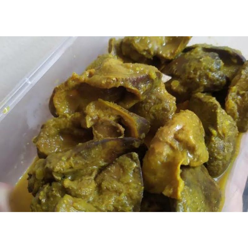 

Ati ampela ungkep bumbu kuning (bosa vacum)