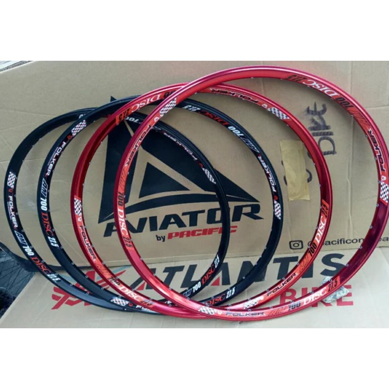 Rim FOLKER 27.5 AM Ano disc 32 hole harga 1 pasang