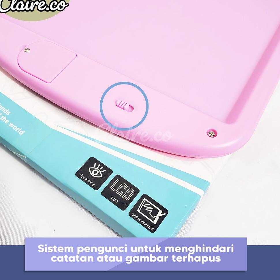 

⸨ZeJ ♟⸩ Papan Tulis Anak Karakter Kelinci / Papan Tulis Gambar Hapus Tulis Anak / LCD Drawing Tablet //Penjualan terlaris