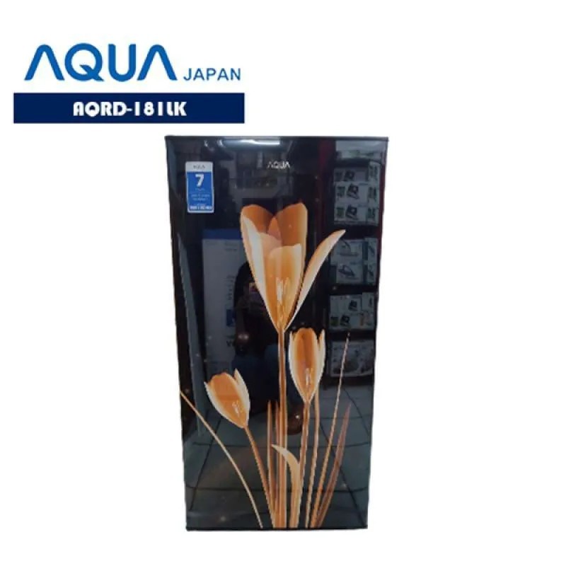 Kulkas Aqua AQR-D181 LK Bunga Hitam