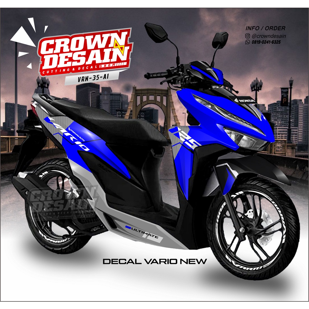 DECAL VARIO 125 NEW FULLBODY - VARIO NEW DECAL FULLBODY - KODE VRN