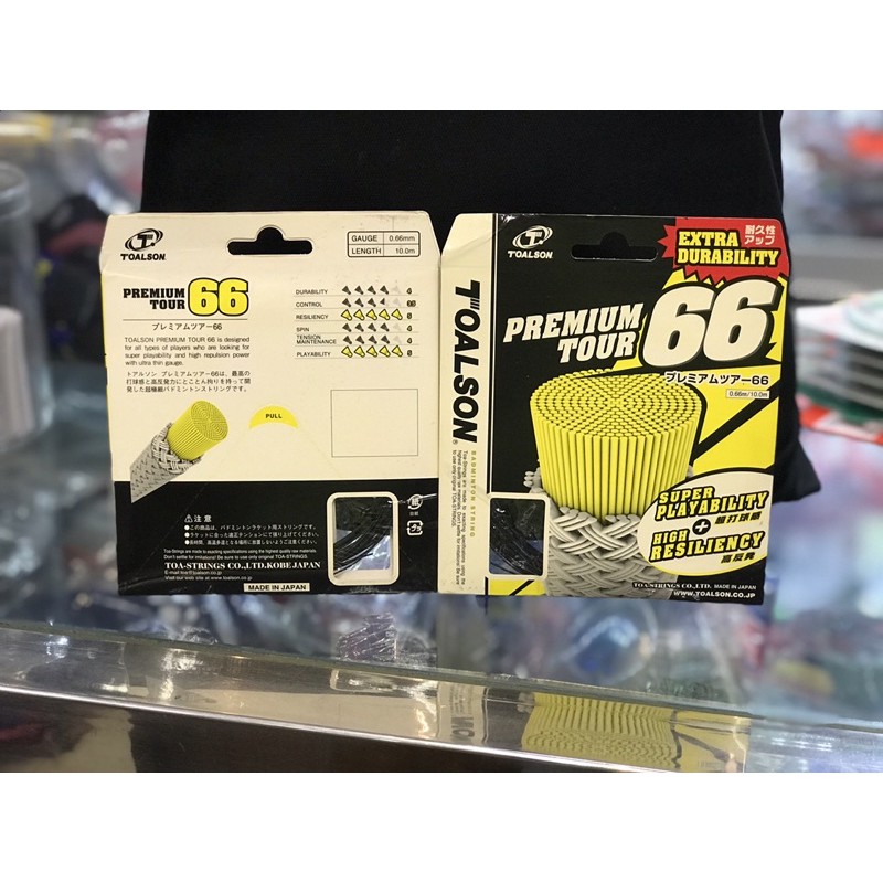 SENAR BULUTANGKIS TOALSON PREMIUM TOUR 66 original