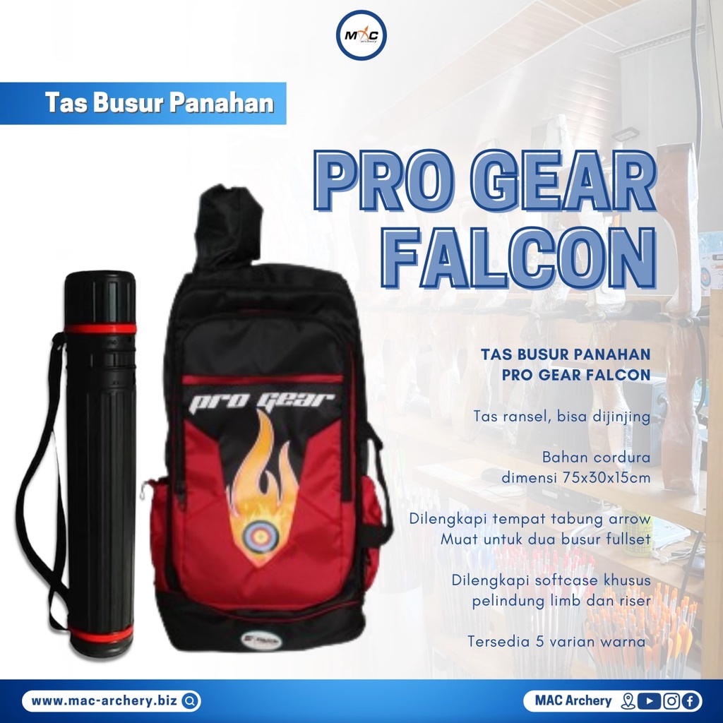 Tas Busur Ransel Falcon Pro Gear - Tas Panah Panahan Dewasa Besar Keren