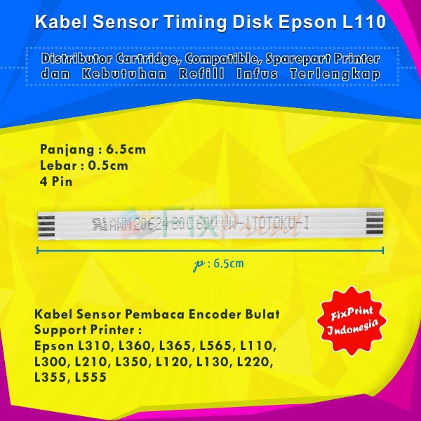 Kabel Sensor Encoder Epson L310 L360 L110 L300 L210 L350 L120 L130 L220 L355 L555