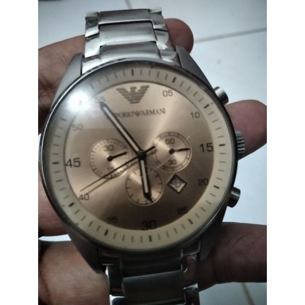 Jam tangan pria chronograph original Emporio Armani AR-5869
