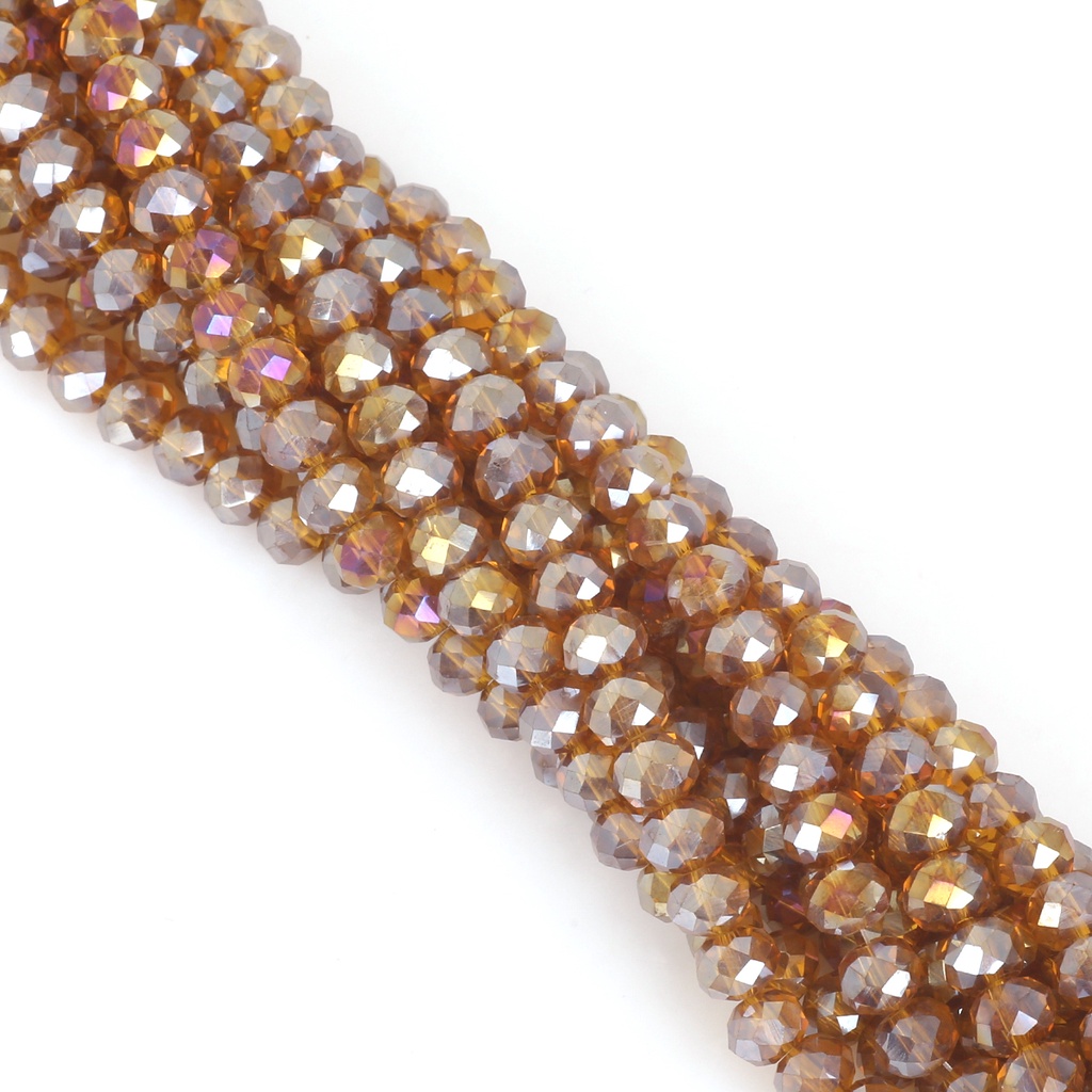 145pcs 4mm Multicolor Faceted Glass Beads Czech Crystal Beads for Jewelry Crafts Sewing Clothing Accessories