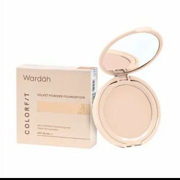 WARDAH COLORFIT VELVET POWDER FOUNDATION SPF 20 PA+++