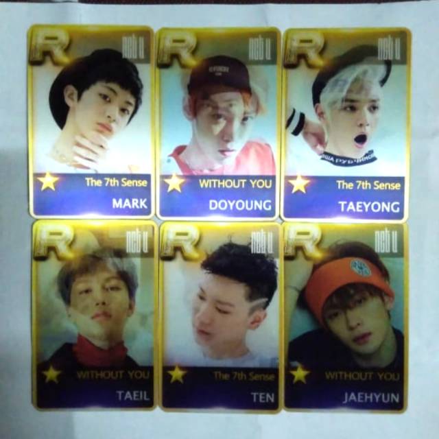 Lenticular NCT U & NCT 127 TAEYONG MARK JAEHYUN TEN