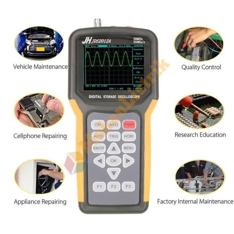 Osiloskop AC 100-240V 200MSA/S 20Mhz Multimeter Oscilloscope JDS2012A