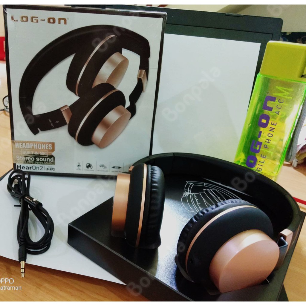 HEADPHONE LOG-ON HEAR ON 2 / HEADSET / EARPHONE / HANDSFREE / HF