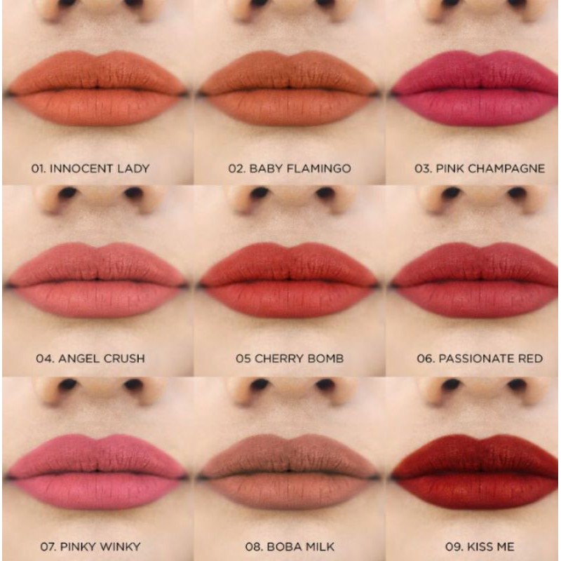 Lip cream lipstik lipstick salsa dynamatte