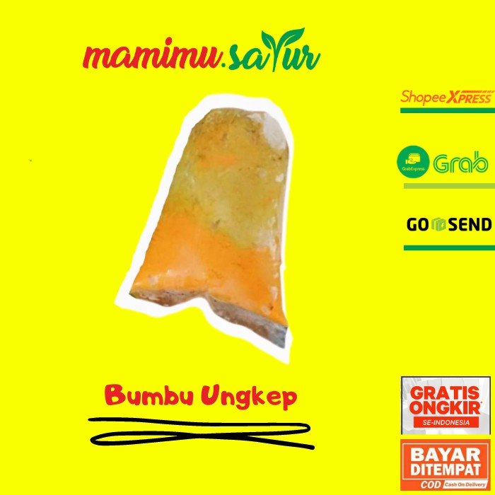 

BUMBU UNGKEP AYAM GORENG PER BUNGKUS (UNTUK 1 EKOR)