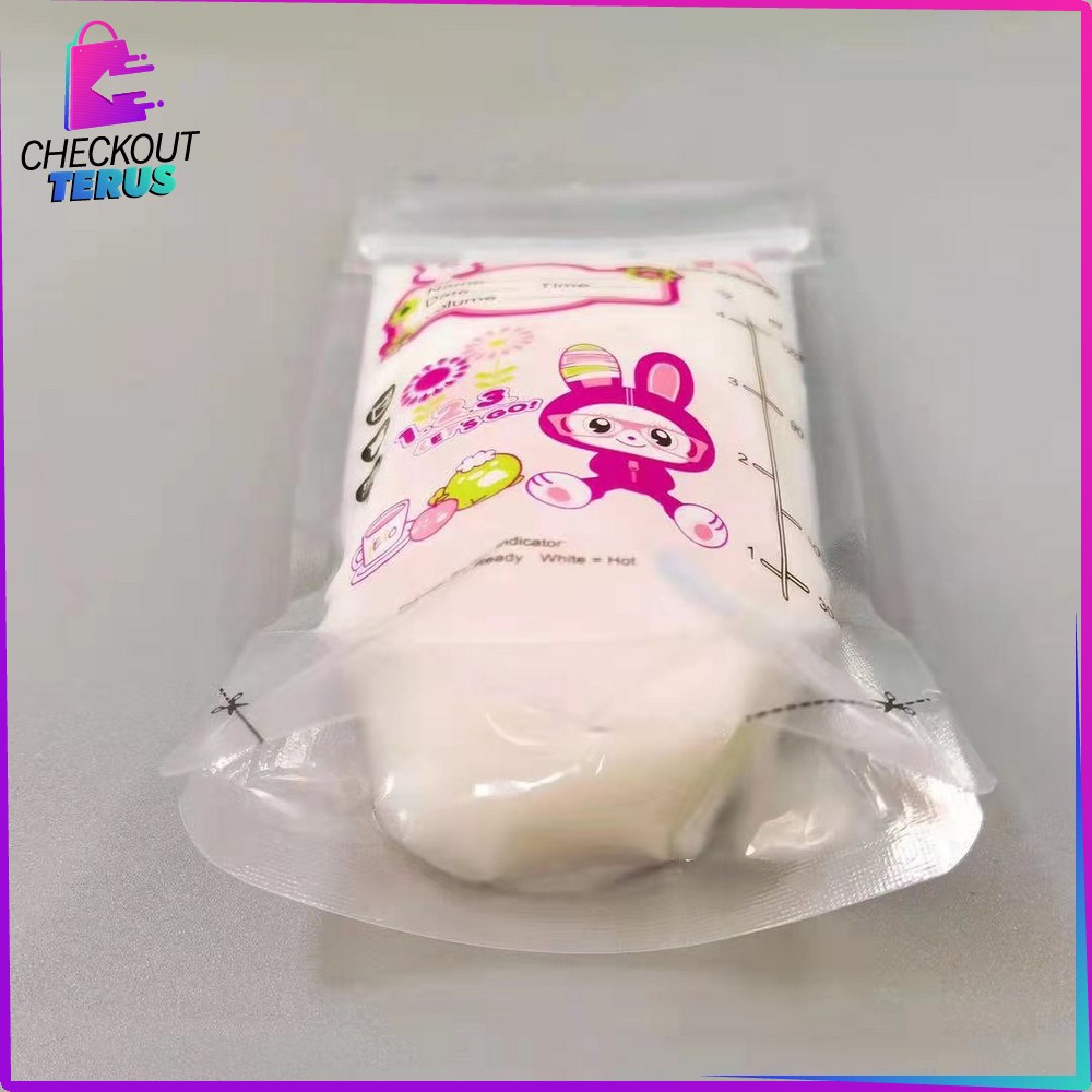 CT C264 Kantong Asi 120ml Plastik Asi Isi 30 dengan THERMAL SENSOR Breastmilk Storage Bag BPA FREE Tempat Penyimpanan Asi