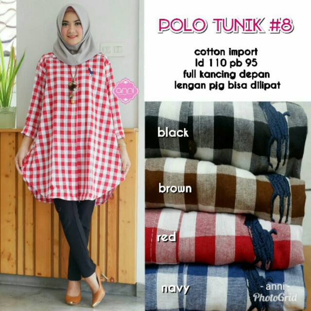 POLO FLANEL TUNIK #8