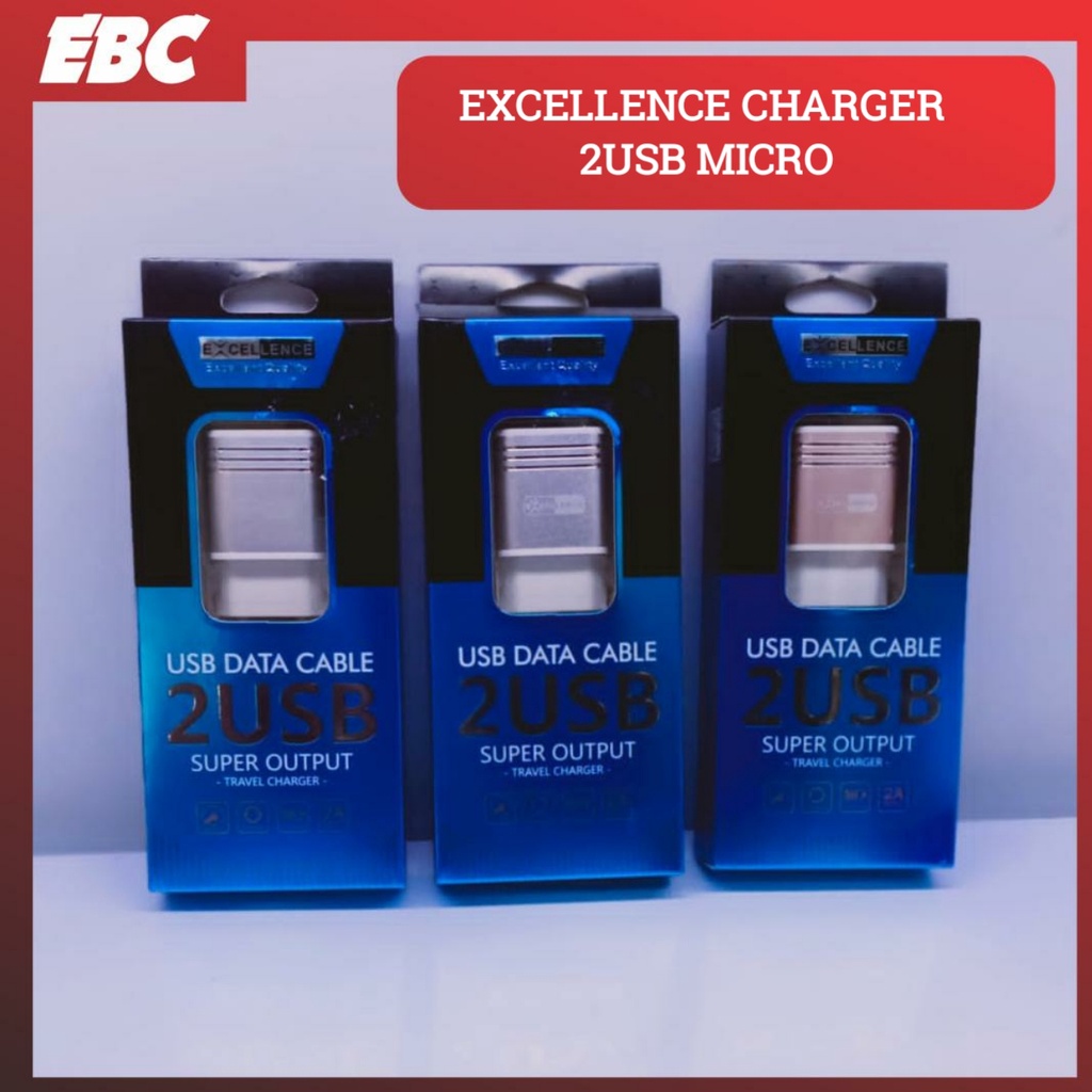 Excellence Charger 2Usb Micro