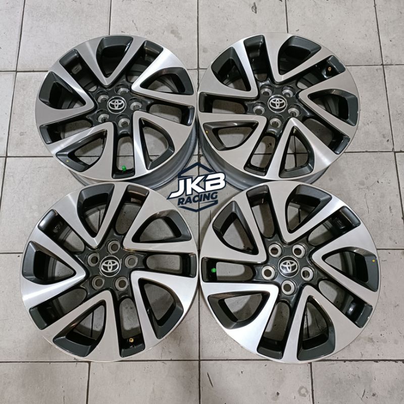 Velg Mobil Second Oem Sienta Ring 16 lebar 6 pcd 5x100 Et 45