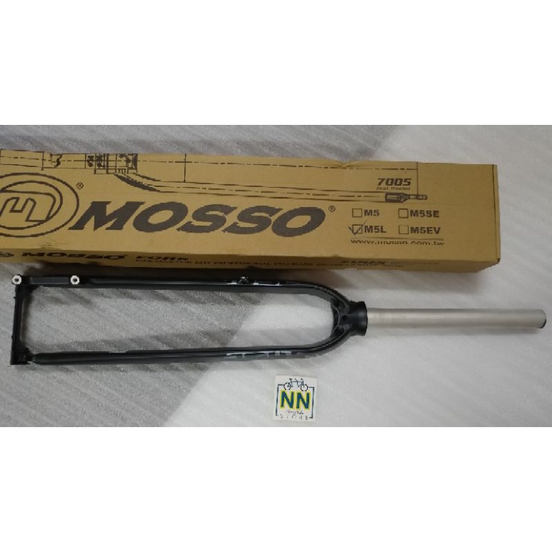 Fork Rigid MOSSO M5L Black Gray Matt Disk brake nn store