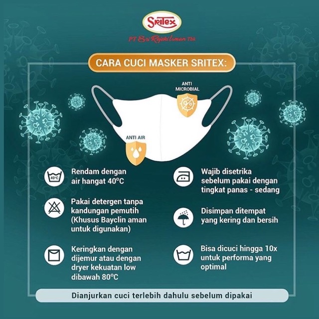 Masker kain sritex