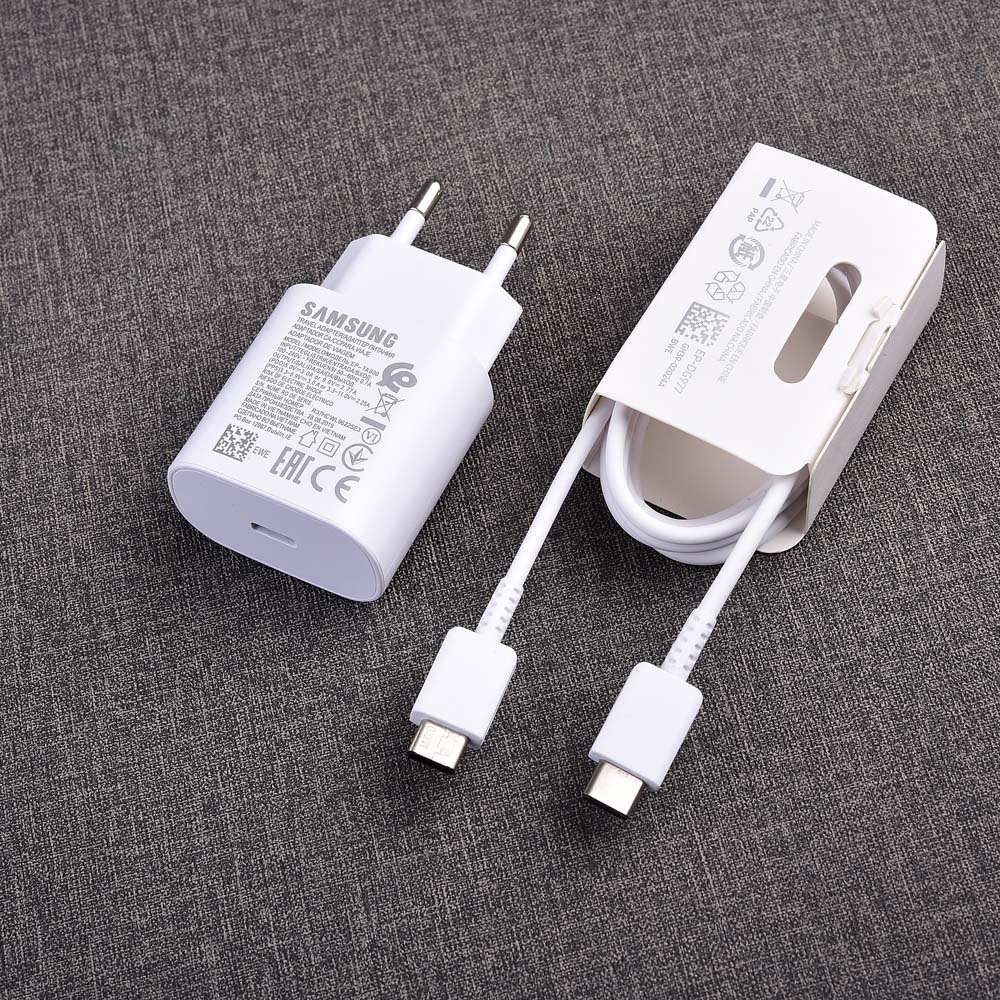 CHARGER SAMSUNG ORIGINAL Fast Charging Type C to Type C FOR Note 10, Note 10+, A70 / S20 / S20 FE / S20+ / S21